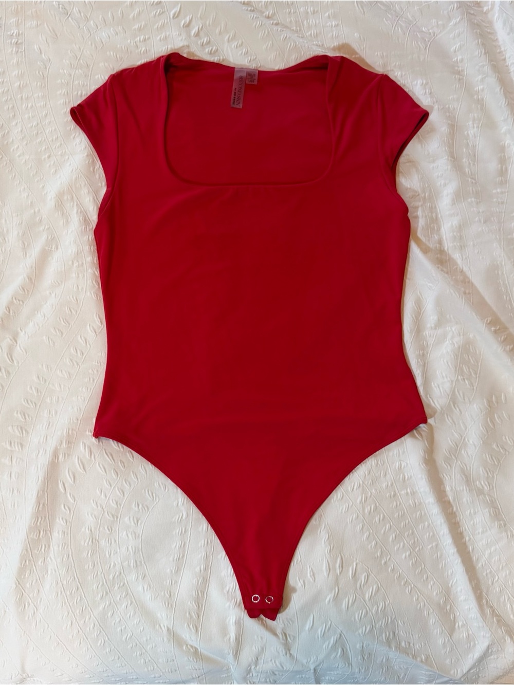 Anthropologie Red Bodysuit